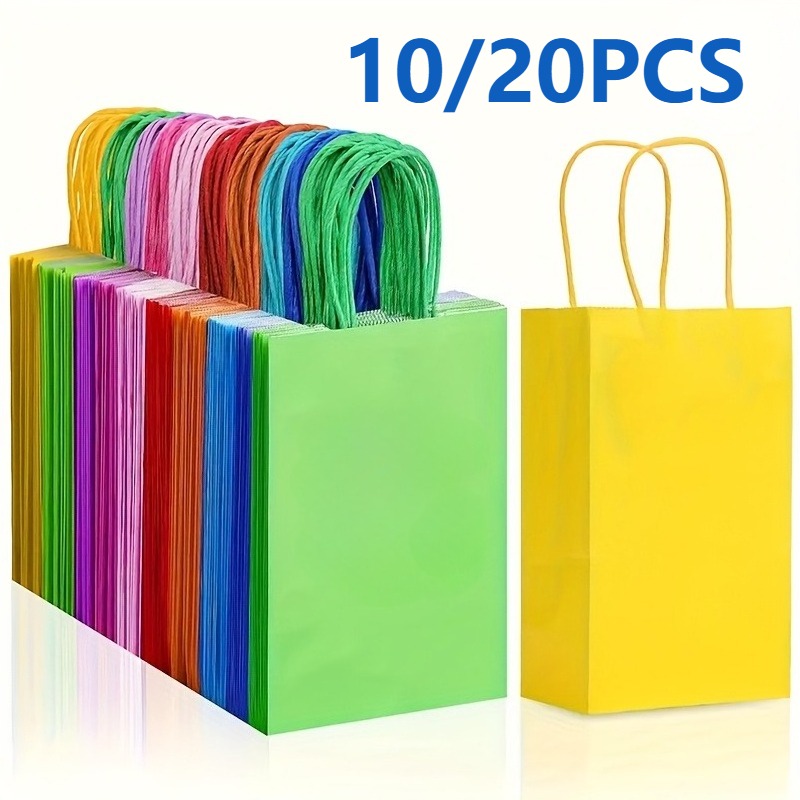 Event Party Shop - Bolsas de papel Kraft coloridas, bolsas