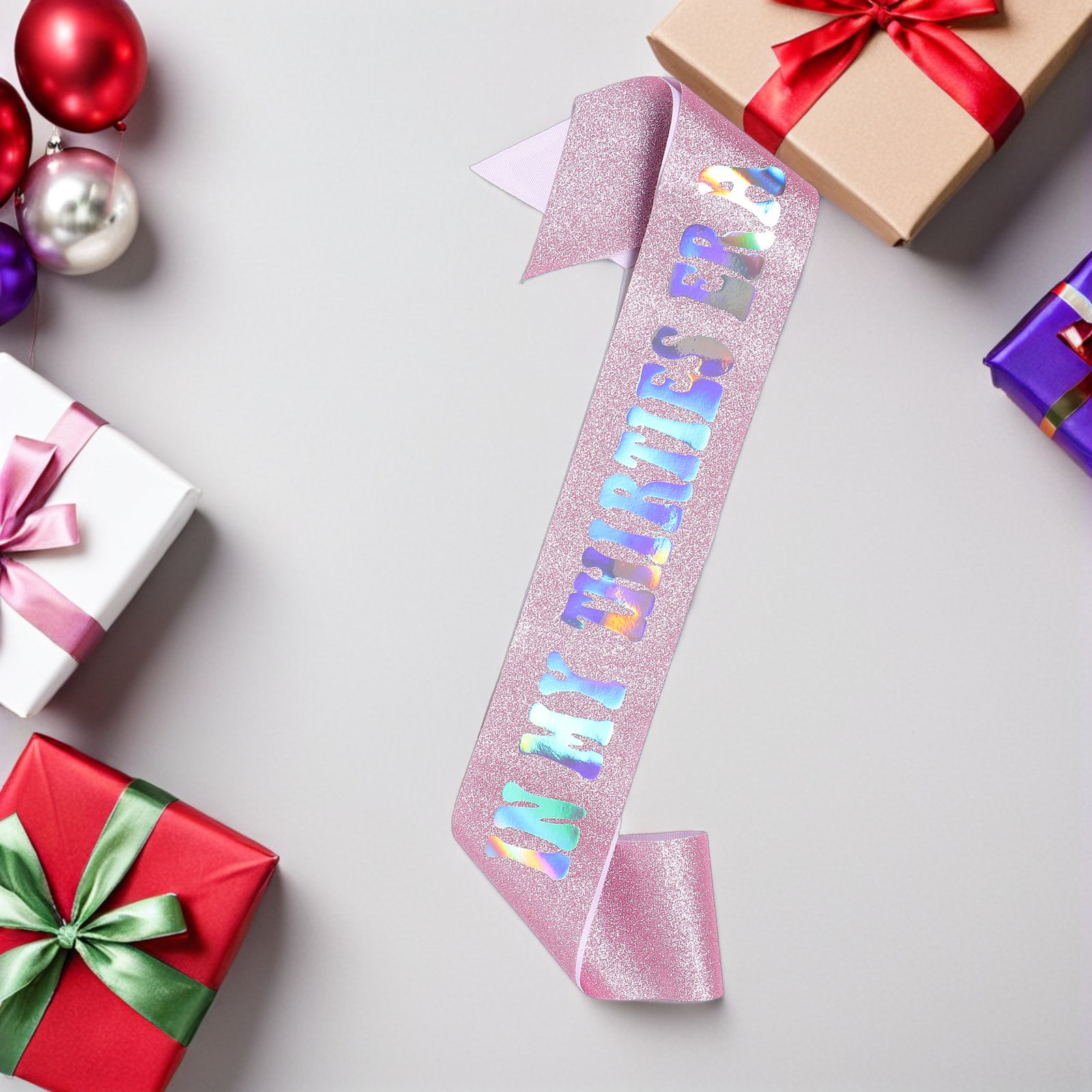 Faja de cumpleaños para mujer, - Birthday Sash Glitter reseña y precio