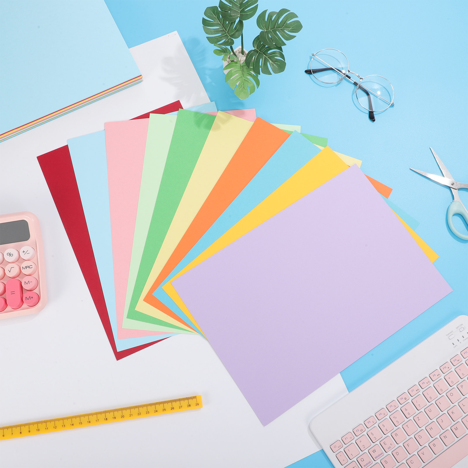100 hojas de cartulina de colo - Papercraft Supply Invitation reseña y precio