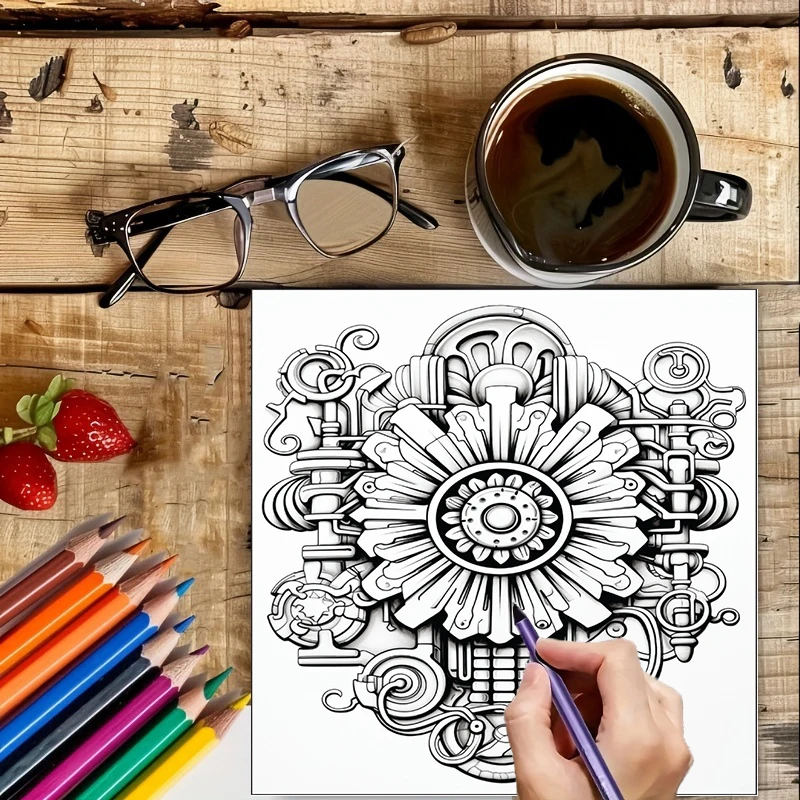Libro para colorear de flores  - Supply Event reseña y precio