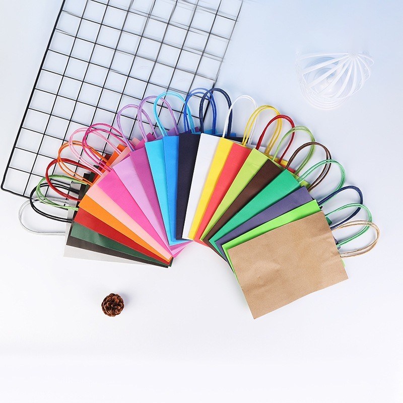 Bolsas de papel Kraft colorida - Event Party Shop reseña y precio